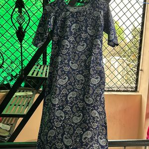 Blue Kurti For Women