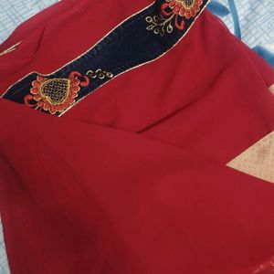 Double Colour Designer Saree