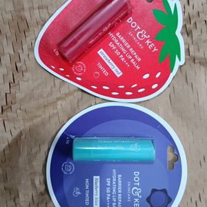 Combo Of 2 Dot & Key Tinted SPF 50 PA+++ Lip Balm