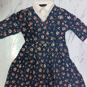 Flared Tunic Dress (Korean )