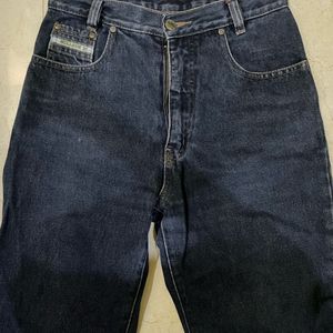 Vintage Dark Blue Denim