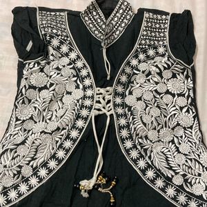 Black Anarkali Kurta