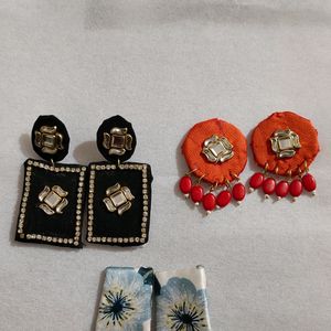 Fabric Earrings 🦋