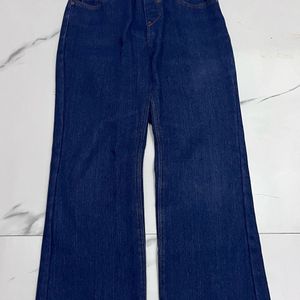 Wollen Wide Leg Jeans