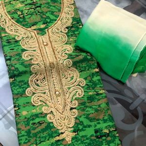 Dress Material Green