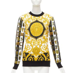 VERSACE mixed archive Barocco print cotton Sweater