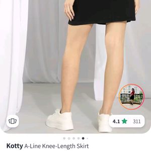 Kotty Black Denim Skirt Sale