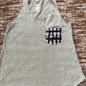 Little Grey Colour Tank Top