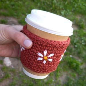 Crochet 🧶 Cup Cozy 😍😍