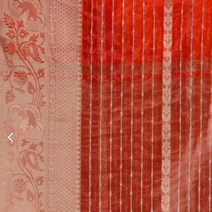 Organza Silk Saree For Festival Dhamaka