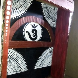 WOODEN SINGHASAN HANDMADE