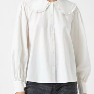 H&M White Shirt Top