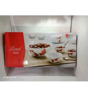 LARAH borosil 7 Pcs Serving Bowl