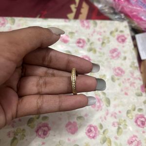 Gold plated ring