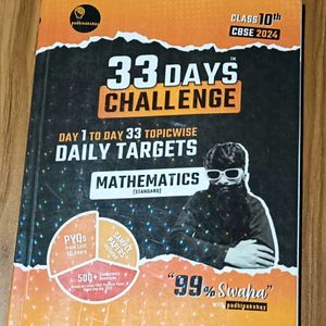 33 Days Challenge Class 10th CBSE Mathematics