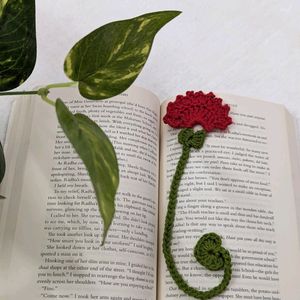 Crochet Handmade Flower Bookmark