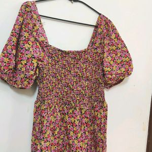 Beautiful Floral Dress From Zudio