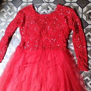 Red Sequence Gown 💗