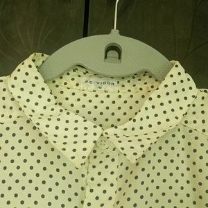 White Polkadot Tshirt