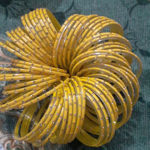 1 Derzon 99 Rs.Yellow Stone Bangles