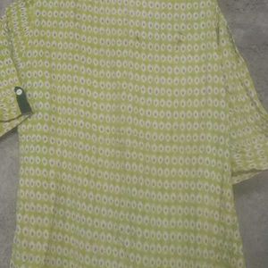 Beautiful Green Girls/Women Short Kurti