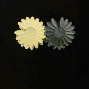 Sunflower Hair Claw Clip