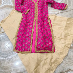 Banarasi Open Kurti With Lehnga