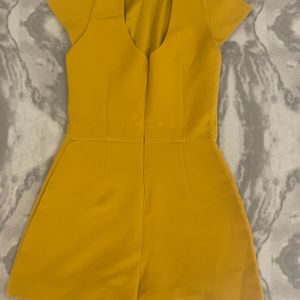 Zara Tan Colored Playsuit