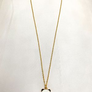 Cute Panda Pendant And Chain.