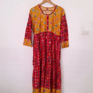 Multicolor Printed Kurta (Women's)