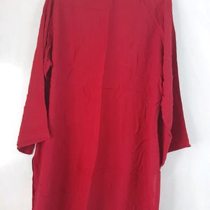Red Colour Short Kurta For Women