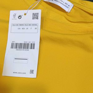 Golden Yellow Zara T-shirt