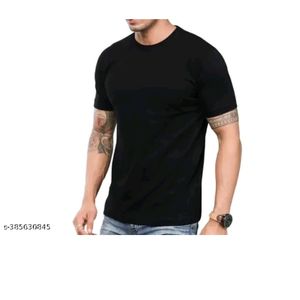 Men's Pure Cotton Plain T-shirt