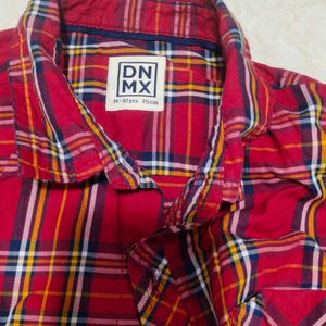 Boys Checked Relax Fit Shirt