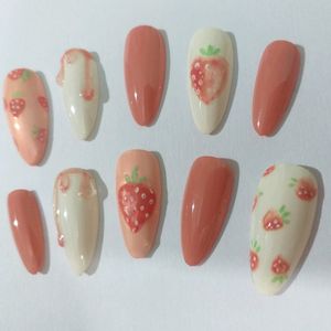 Press On Nails(Strawberry Jam🍓)