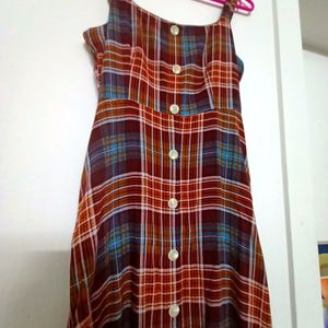 A-line Multi Colour Dress