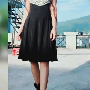 Black Fitted Middy Dress