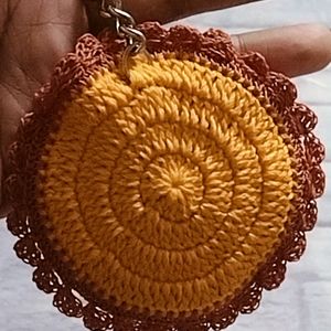 Crochet Keychain+Coin Purse