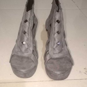 Grey Women's Wedges