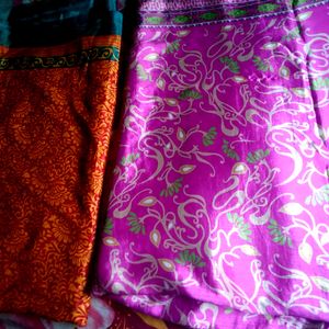 Satin Silk Saree Combo