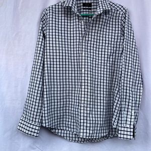 Checked Button Down Shirt