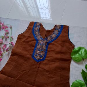 Anarkali Kurti Plazo Set