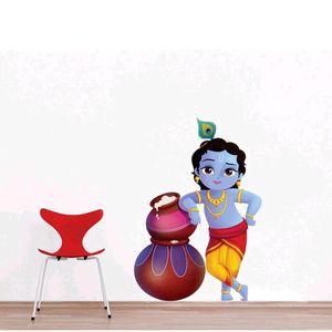 Wall stickers Krishna Self Sticking