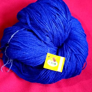 Royal Blue colour yarn