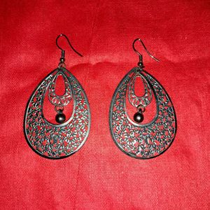 Brown Long Jhumki (Light Weight)