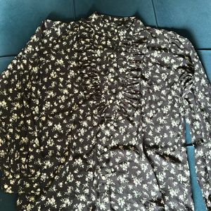 Chinese collar Floral shirt