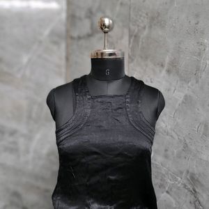 Black Side Knot Cami Top