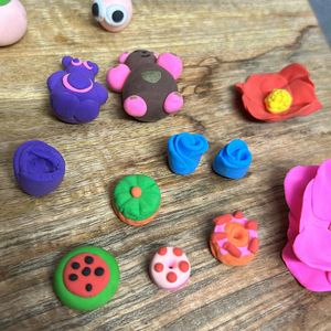 These Are Mini Handmade Soft Clay Items