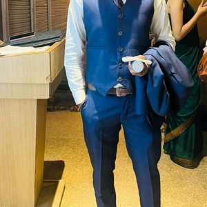 3 Piece Blue Suit