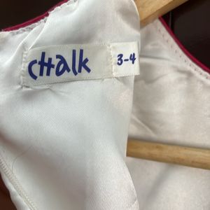 chalk brand girl dress 3-4 years